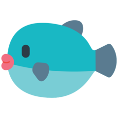 How Blowfish emoji looks on Mozilla.