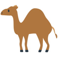 Bagaimana Camel emoji terlihat di Mozilla.