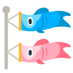 How Carp Streamer emoji looks on Mozilla.