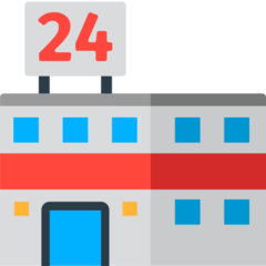 便利店 表情符号在 Mozilla 上的外观。
