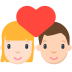 Bagaimana Couple with Heart emoji terlihat di Mozilla.