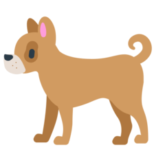 How Dog emoji looks on Mozilla.