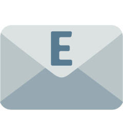 Hoe E-mail emoji eruit ziet op Mozilla.