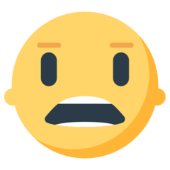 How Grimacing Face emoji looks on Mozilla.