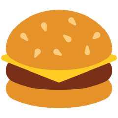 Jak wygląda emoji Hamburger w Mozilla.