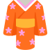 Bagaimana Kimono emoji terlihat di Mozilla.