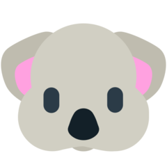 Bagaimana Koala emoji terlihat di Mozilla.