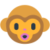 Bagaimana Monkey Face emoji terlihat di Mozilla.