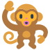 Bagaimana Monkey emoji terlihat di Mozilla.