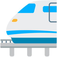 Hvordan Monorail emoji ser ut på Mozilla.