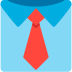 How Necktie emoji looks on Mozilla.