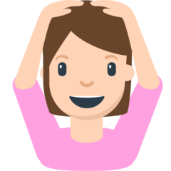 How Person Gesturing OK emoji looks on Mozilla.