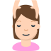 Bagaimana Person Getting Massage emoji terlihat di Mozilla.