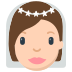 Bagaimana Person with Veil emoji terlihat di Mozilla.