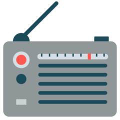 Hoe Radio emoji eruit ziet op Mozilla.