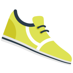 Bagaimana Running Shoe emoji terlihat di Mozilla.