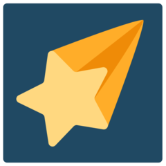 How Shooting Star emoji looks on Mozilla.