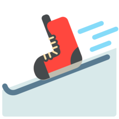 Bagaimana Skis emoji terlihat di Mozilla.