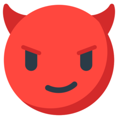 Jak wygląda emoji Uśmiechnięta twarz z rogami w Mozilla.