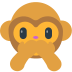 How Speak-No-Evil Monkey emoji looks on Mozilla.