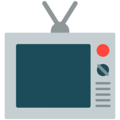 Bagaimana Television emoji terlihat di Mozilla.