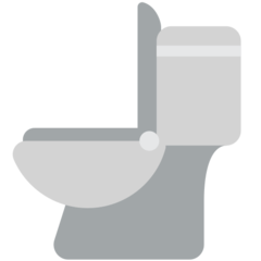 Bagaimana Toilet emoji terlihat di Mozilla.