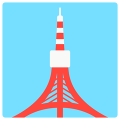 Bagaimana Tokyo Tower emoji terlihat di Mozilla.