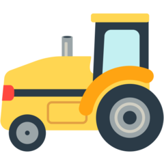 Hoe Tractor emoji eruit ziet op Mozilla.