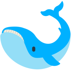 Hoe Walvis emoji eruit ziet op Mozilla.