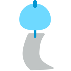 How Wind Chime emoji looks on Mozilla.