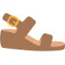 How Woman’s Sandal emoji looks on Mozilla.