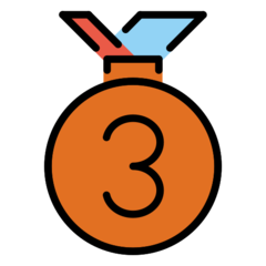 How 3rd Place Medal emoji looks on Openmoji.