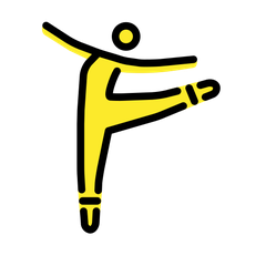Come Persona che danza emoji appare su Openmoji.