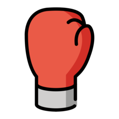 How Boxing Glove emoji looks on Openmoji.