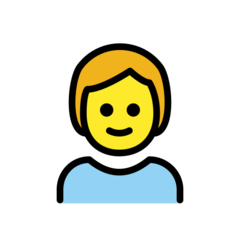 How Child emoji looks on Openmoji.