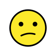 How Confused Face emoji looks on Openmoji.