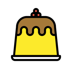 Hvordan Dessert emoji ser ud på Openmoji.