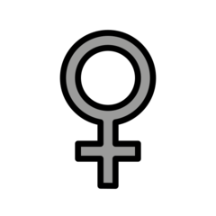 pavimento collar Dictado Signo femenino Emoji ♀️