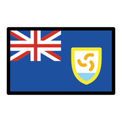 Wie Flagge: Anguilla Emoji auf Openmoji aussieht.