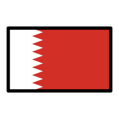 Wie Flagge: Bahrain Emoji auf Openmoji aussieht.