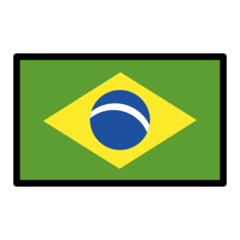 How Flag: Brazil emoji looks on Openmoji.