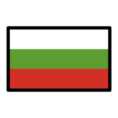 How Flag: Bulgaria emoji looks on Openmoji.