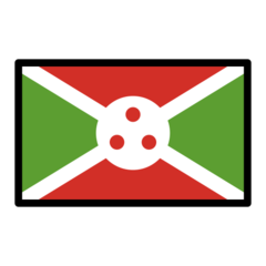 Come Bandiera: Burundi emoji appare su Openmoji.