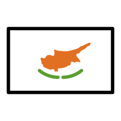 How Flag: Cyprus emoji looks on Openmoji.