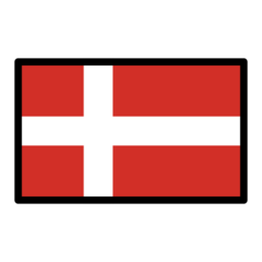 Bagaimana emoji Bendera: Denmark kelihatan di Openmoji.