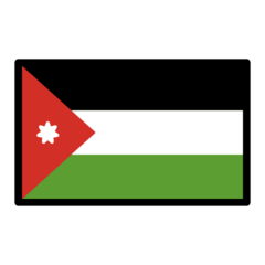 Hvordan Flag: Jordan emoji ser ud på Openmoji.