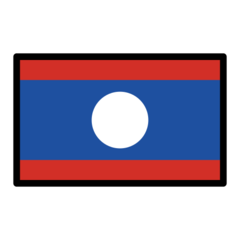 Cómo se ve el emoji Bandera: Laos en Openmoji.