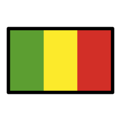 How Flag: Mali emoji looks on Openmoji.