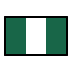 How Flag: Nigeria emoji looks on Openmoji.