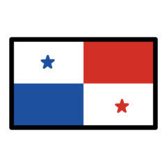 How Flag: Panama emoji looks on Openmoji.